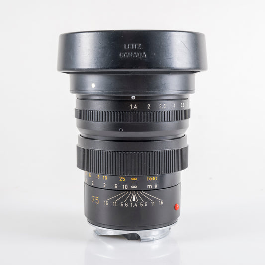 LEITZ Leica Summilux-M 75mm/F1.4 Ver.I Lens Yr.1981 Canada 11814 #23820