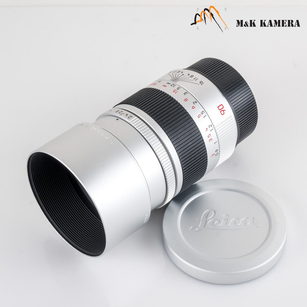 Leica Summarit-M 90mm/F2.4 Silver Lens Germany 11685 #11828