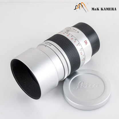 Leica Summarit-M 90mm/F2.4 Silver Lens Germany 11685 #11828