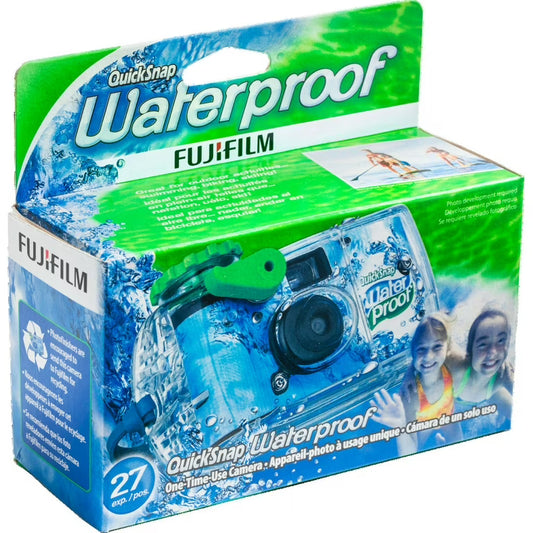 Fujifilm Quicksnap Waterproof ISO800 27EXP 135 Disposable Film Camera