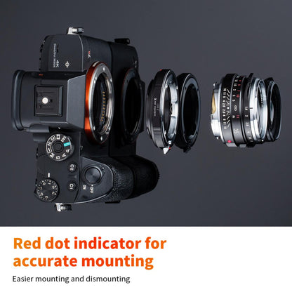 K&F Concept L/M-NEX IV PRO M to Sony E Lens Adapter