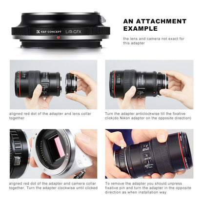 K&F Concept LR-GFX Lens adapter