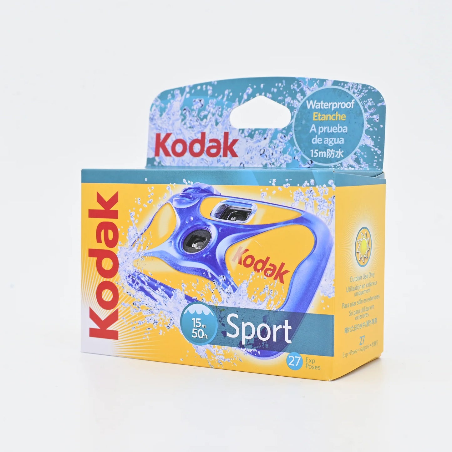 Kodak Waterproof ISO800 27EXP 135 Disposable Film Camera