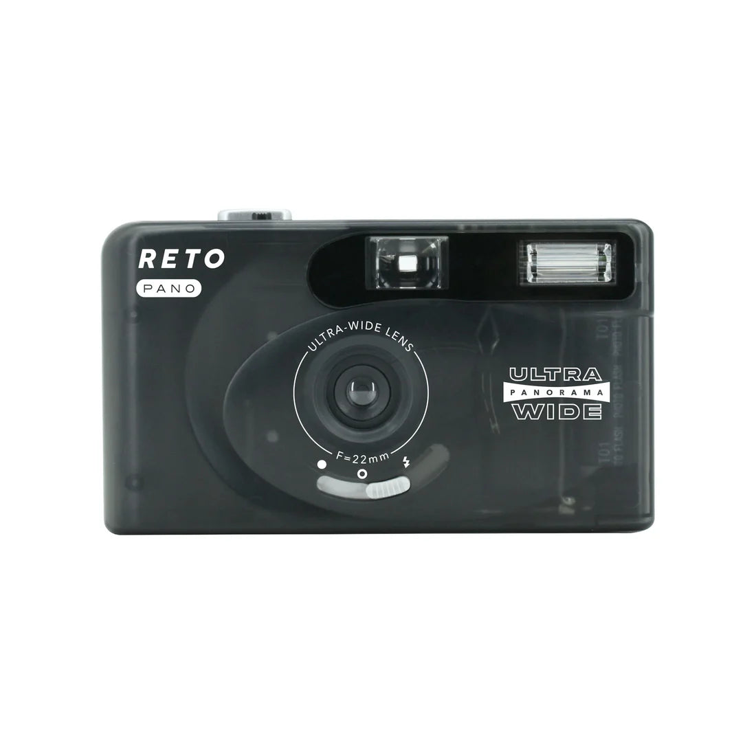 Retocolor Pano 135 Film Camera Metallic Mint/Pink/Silver Sheer Black/White