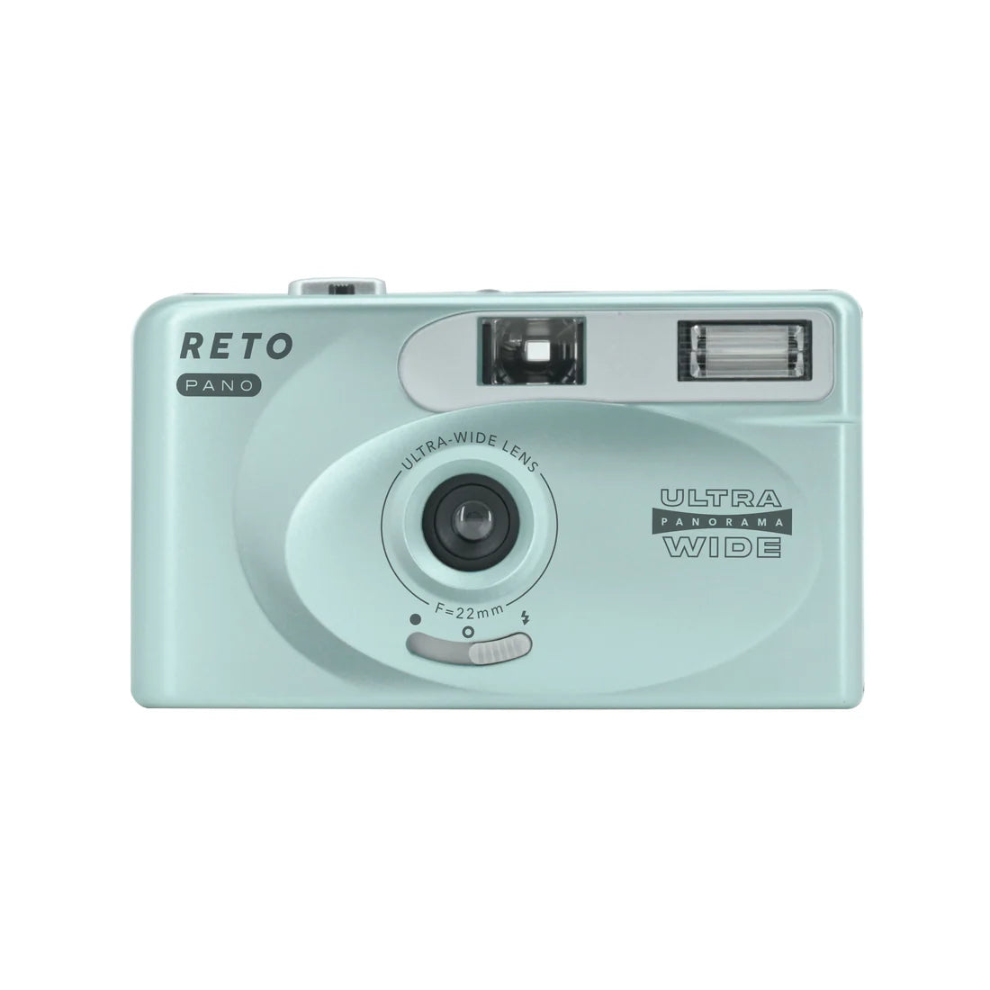 Retocolor Pano 135 Film Camera Metallic Mint/Pink/Silver Sheer Black/White