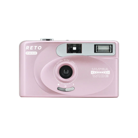 Retocolor Pano 135 Film Camera Metallic Mint/Pink/Silver Sheer Black/White