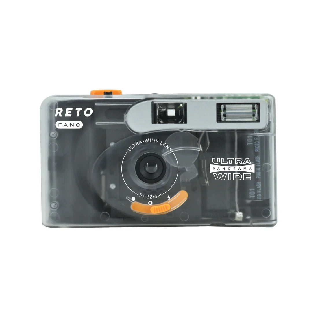 Retocolor Pano 135 Film Camera Metallic Mint/Pink/Silver Sheer Black/White