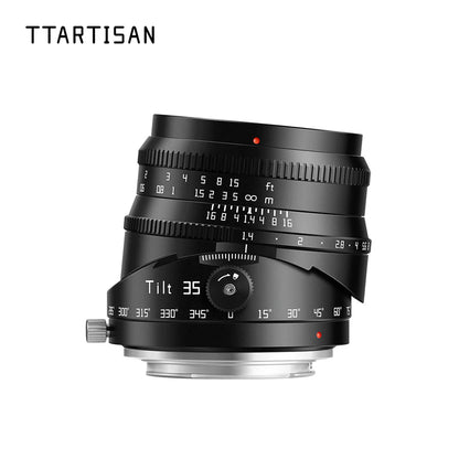 TTartisan Tilt 35mm F1.4 Black E/X-Mount AF APS-C Lens