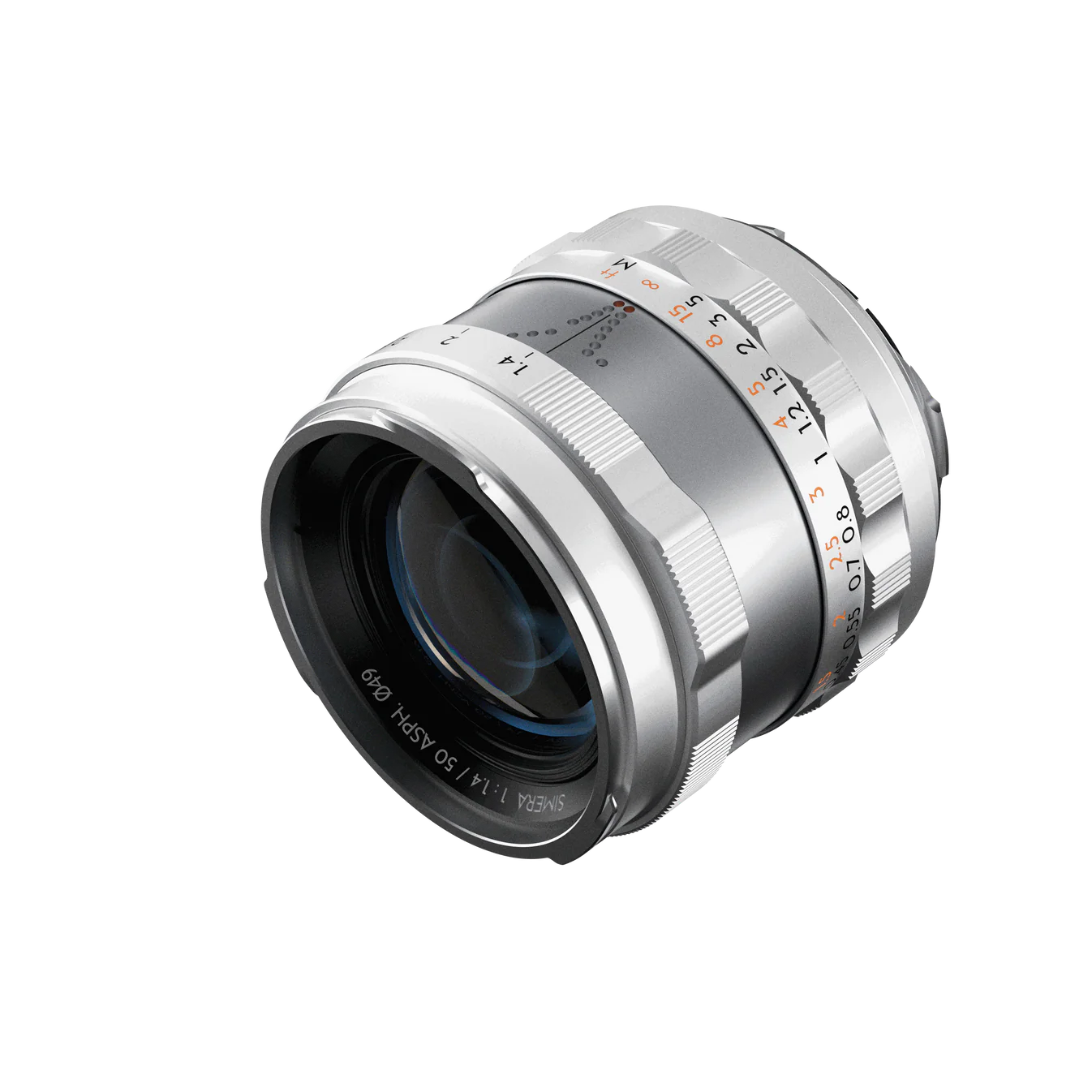 Thypoch Simera 50mm F1.4 ASPH Silver M-Mount MF Full Frame Lens