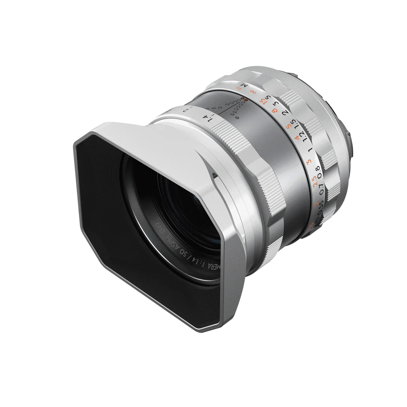 Thypoch Simera 50mm F1.4 ASPH Silver M-Mount MF Full Frame Lens