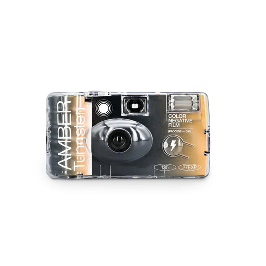 Retocolor AMBER Tungsten ISO800 135 Disposable Film Camera 27EXP