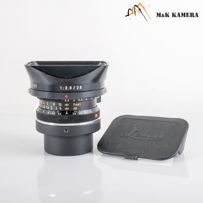 LEITZ Leica Super-Angulon M 21mm/F3.4 Ser.VII Black Lens Yr.1971 Germany #23862