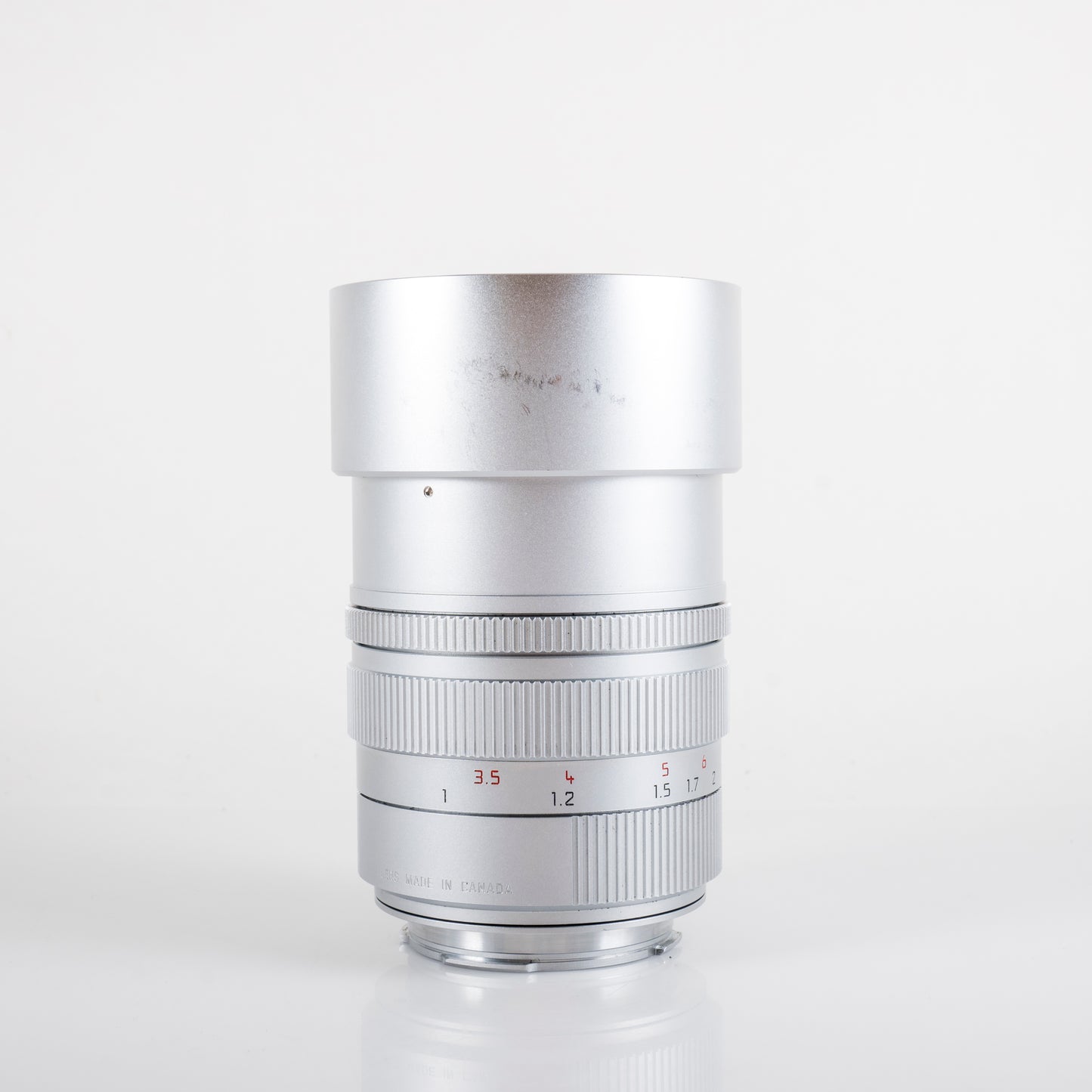 Leica Summicron-M 90mm/F2.0 E55 Ver.II Pre-Asph Silver Lens Yr.1993 Canada 11137 #11965