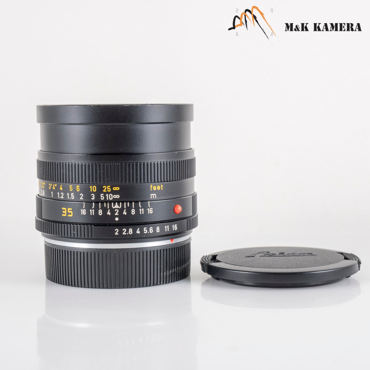 LEITZ Leica Summicron-R 35mm/F2.0 E55 Ver.II V.2 Black Lens Yr.1981 #12029