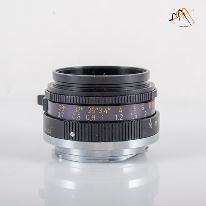 LEITZ Leica Summicron-M 35mm/F2.0 E39 6E/ Elements Lens Yr.1977 Canada #88258