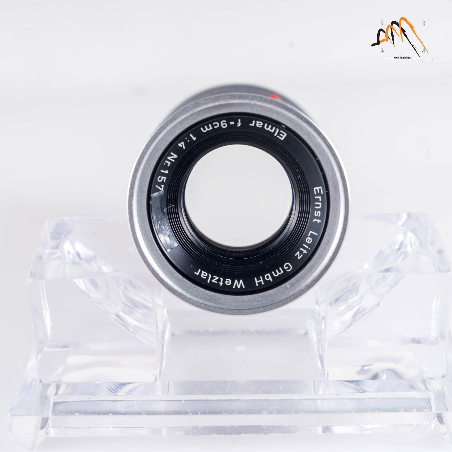 LEITZ Leica Elmar M 90mm/F4.0 Silver Lens Yr.1958 Germany #23458