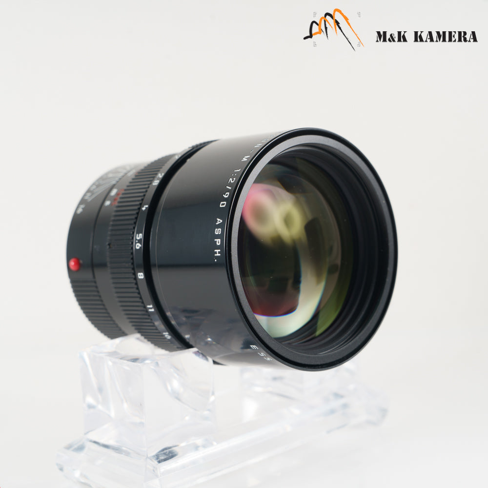 Leica APO-Summicron-M 90mm/F2.0 ASPH Silver Black Re-painted 11885 #23279