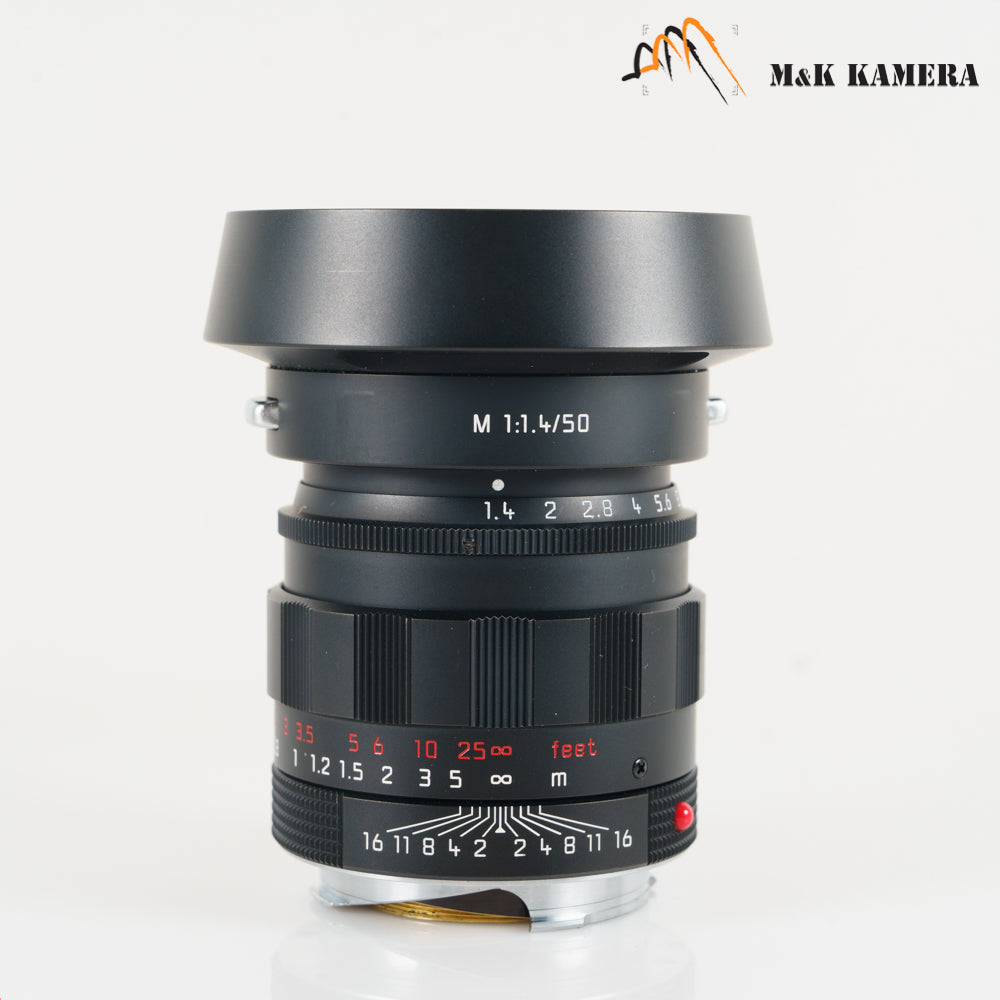 Leica Summilux-M 50mm/F1.4 ASPH Black Chrome Lens Germany 11688 #23262