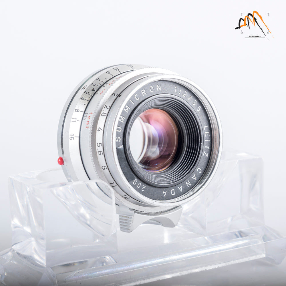 LEITZ Leica Summicron-M 35mm/F2.0 Ver.I 8 Elements Lens Yr.1963 Canada #11762