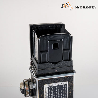 Rolleiflex 3.5F Xenotar 75mm f/3.5 Film TLR Camera #11822