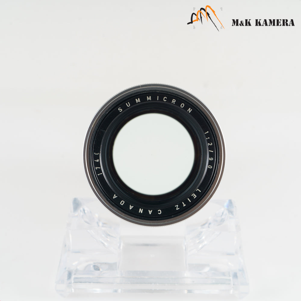 LEITZ Leica Summicron M 90mm/F2.0 Ver.I V.1 Silver Lens Yr.1960 Canada #23275