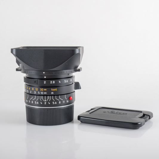 Leica Summicron-M 28mm/F2.0 ASPH Black 6 bit 11604 #23856
