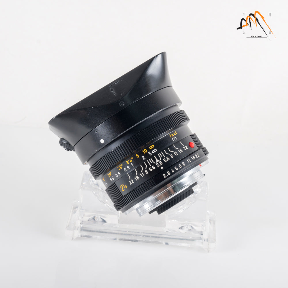 LEITZ Leica Elmarit-R 24mm/F2.8 Lens Yr.1985 Germany 11221 #88333