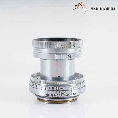 LEITZ Leica Summitar L39 50mm/F2.0 Silver Lens Yr.1940 LTM Germany #23126