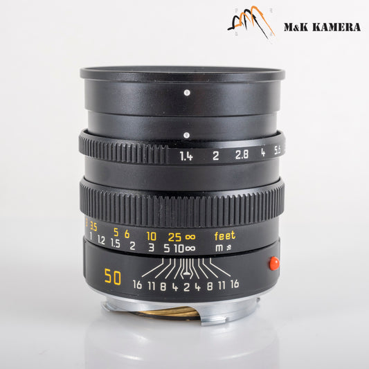 Leica Summilux-M 50mm/F1.4 Pre-A Black Lens Yr.2001 Germany 11868 #12007