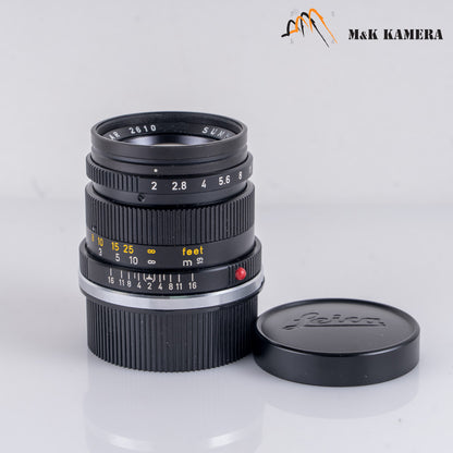 LEITZ Leica Summicron M 50mm/F2.0 Ver.III V3/ High Leg Lens Yr.1973 Germany #23424