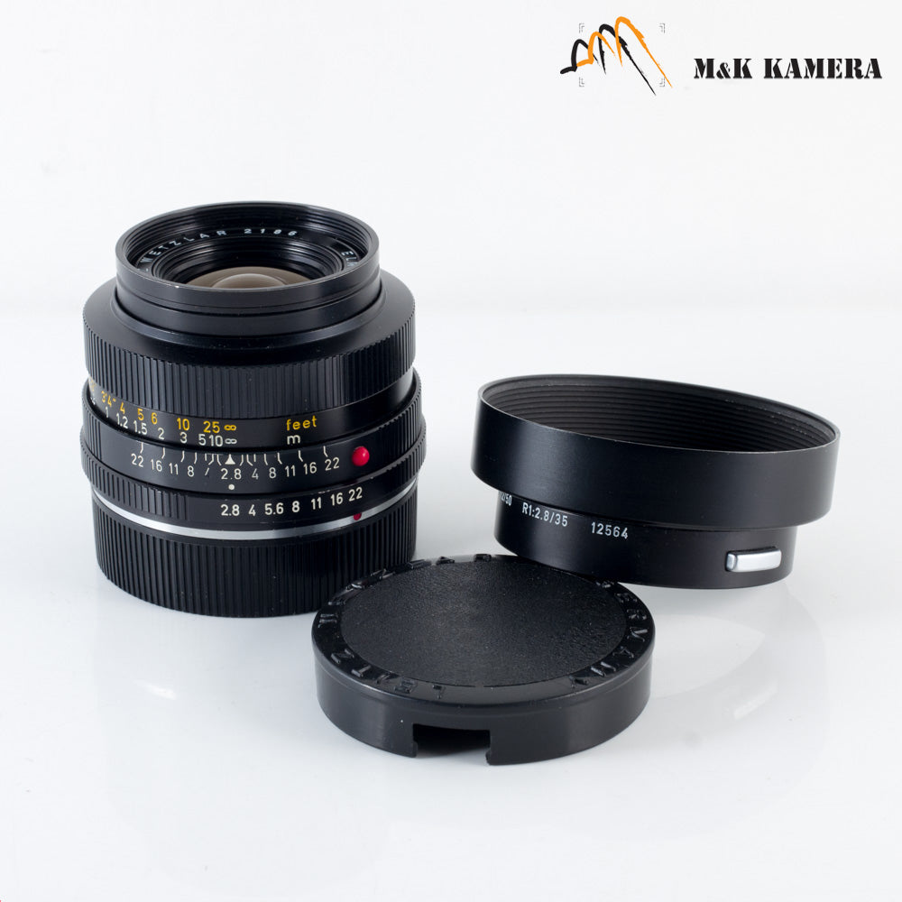 LEITZ Leica Elmarit-R 35mm/F2.8 Ver.I V1 Lens Yr.1966 Germany #68475