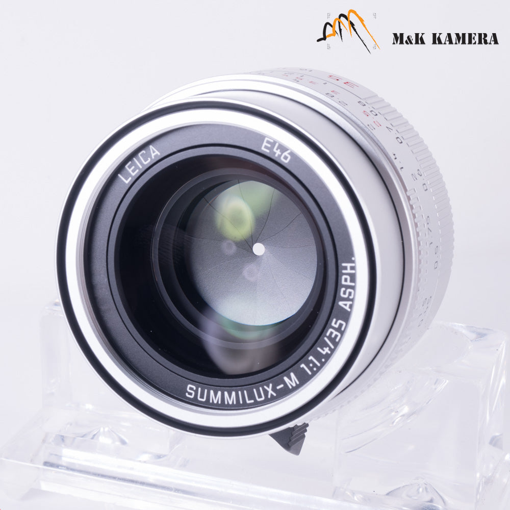 Brand New Leica Summilux-M 35mm/F1.4 E46 ASPH/ FLE II Silver Lens Germany 11727 #11727