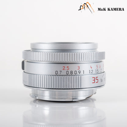 Leica Summicron-M 35mm/F2.0 Ver.4 7 Elements Rare Silver Lens Yr.1995 Germany 11311 #88694