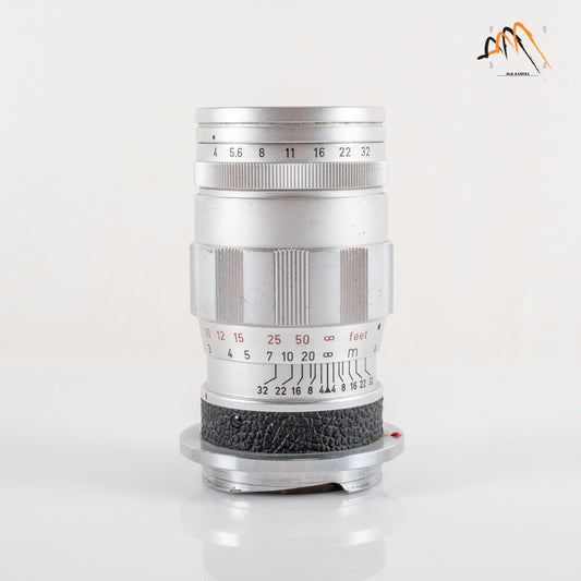 LEITZ Leica Elmar M 90mm/F4.0 E39 Ver.II V2/ 3 Elements Silver Lens Yr.1965 Germany 11830 #11546