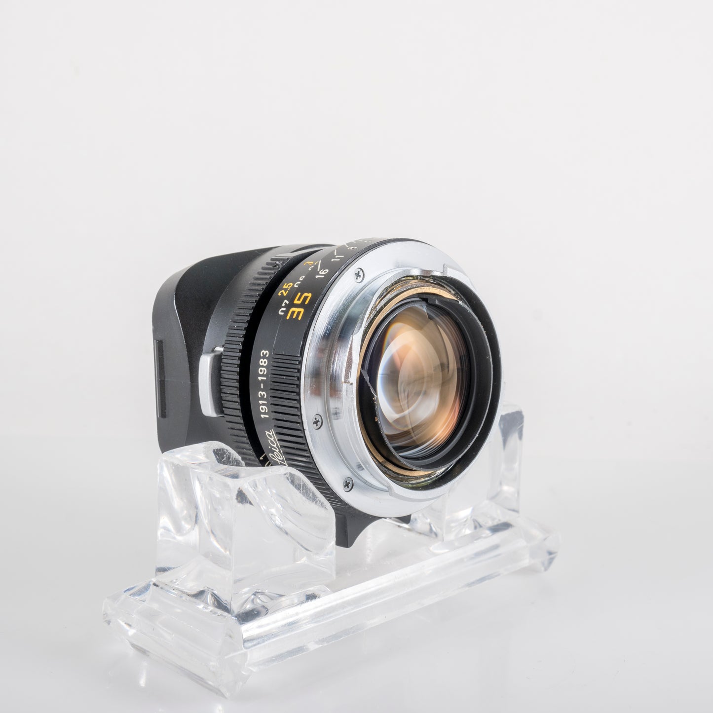 LEITZ Leica Summicron-M 35mm/F2.0 Ver.4 7 Elements Black 1913-1983 Lens Yr.1982 Canada #11976
