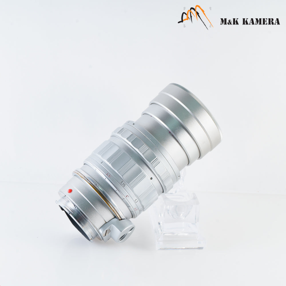 LEITZ Leica Summicron M 90mm/F2.0 Ver.I V.1 Silver Lens Yr.1960 Canada #88121