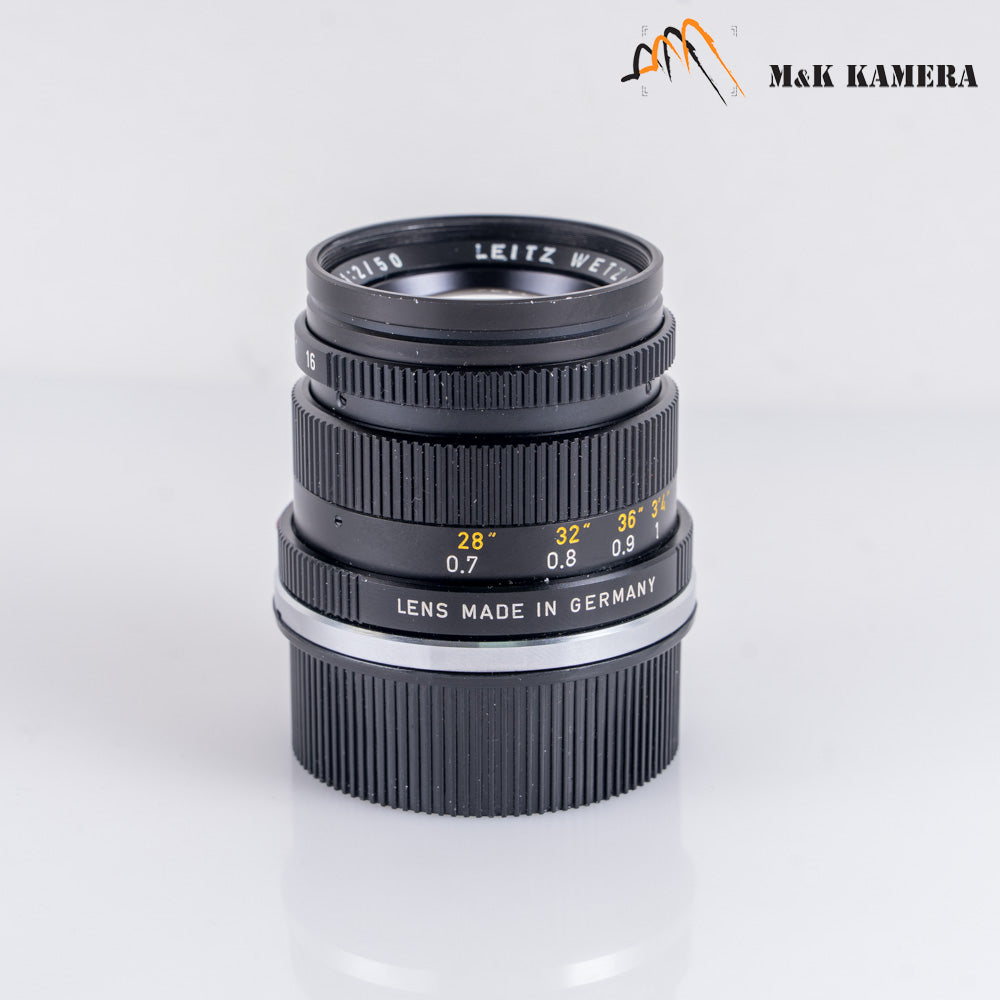 LEITZ Leica Summicron M 50mm/F2.0 Ver.III V3/ High Leg Lens Yr.1973 Germany #23424