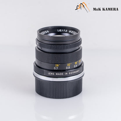 LEITZ Leica Summicron M 50mm/F2.0 Ver.III V3/ High Leg Lens Yr.1973 Germany #23424