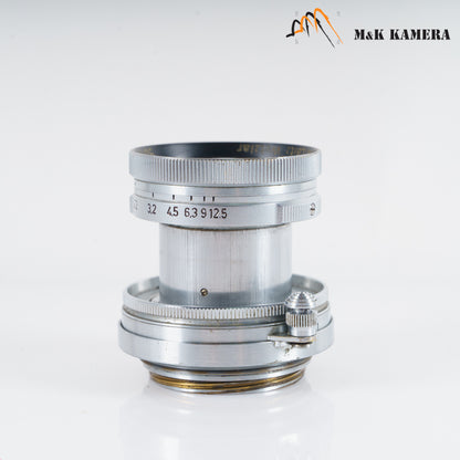 LEITZ Leica Summitar L39 50mm/F2.0 Silver Lens Yr.1940 LTM Germany #23126