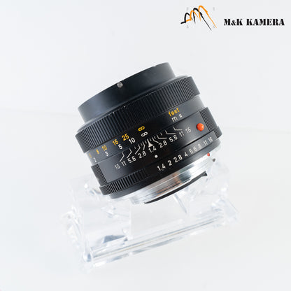 LEITZ Leica Summilux-R 50mm/F1.4 E48 Ver.I V1 Lens Yr.1971 Germany #87902