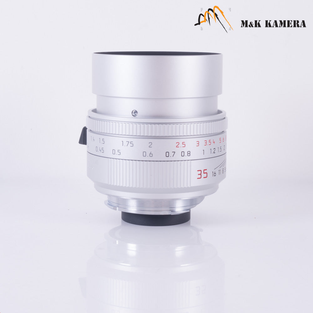 Brand New Leica Summilux-M 35mm/F1.4 E46 ASPH/ FLE II Silver Lens Germany 11727 #11727