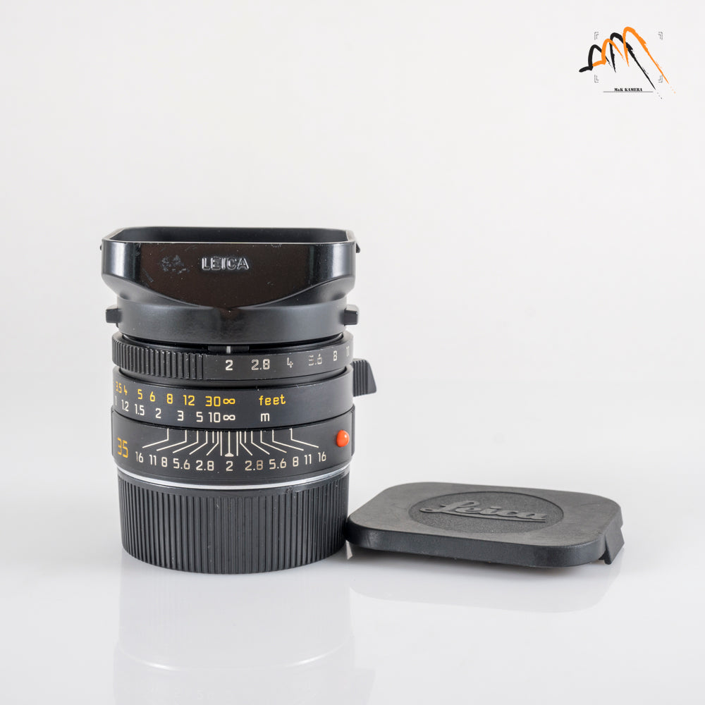 Leica Summicron-M 35mm/F2.0 ASPH/ 11879 Black Lens Yr.1999 Germany 11879 #11863