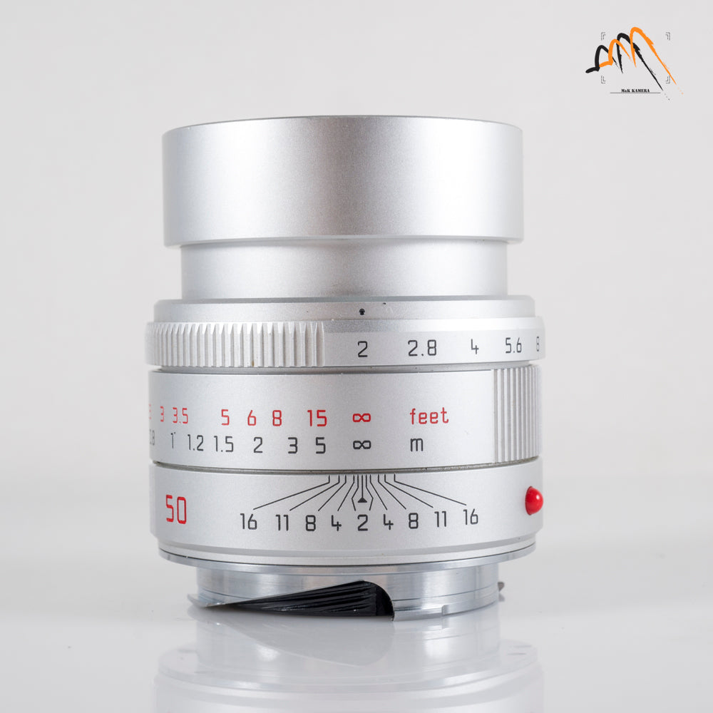 Leica APO-Summicron-M 50mm/F2.0 Silver Mint condition 11142 #11728