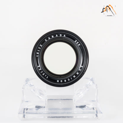 LEITZ Leica Summicron M 90mm/F2.0 Ver.I V.1 Black Lens Yr.1966 Canada #11591