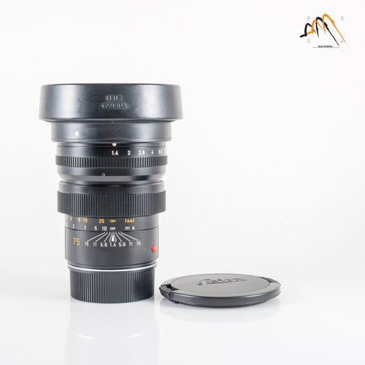 LEITZ Leica Summilux-M 75mm/F1.4 Ver.I Lens Yr.1980 Canada 11814 #23794
