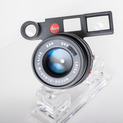 Leica Macro-Elmar-M 90mm/F4.0 Set Black Lens Yr.2003 Germany 11629 #88676