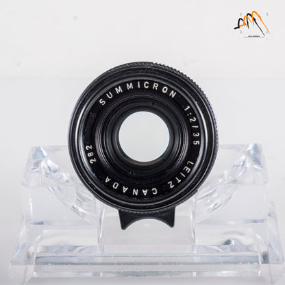 LEITZ Leica Summicron-M 35mm/F2.0 E39 6E/ Elements Lens Yr.1977 Canada #88258