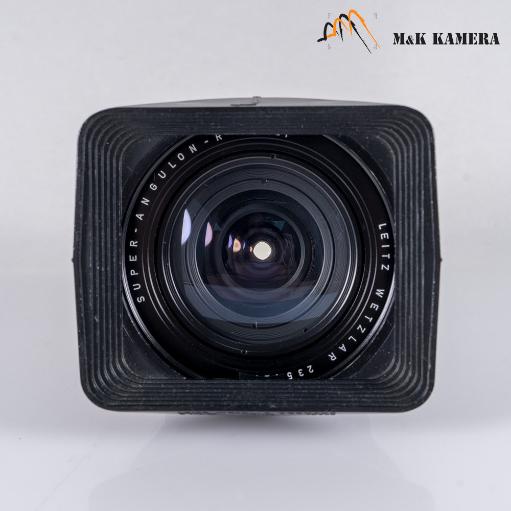 Leica Super-Angulon-R 21mm/F4.0 with 12506 hood #23120