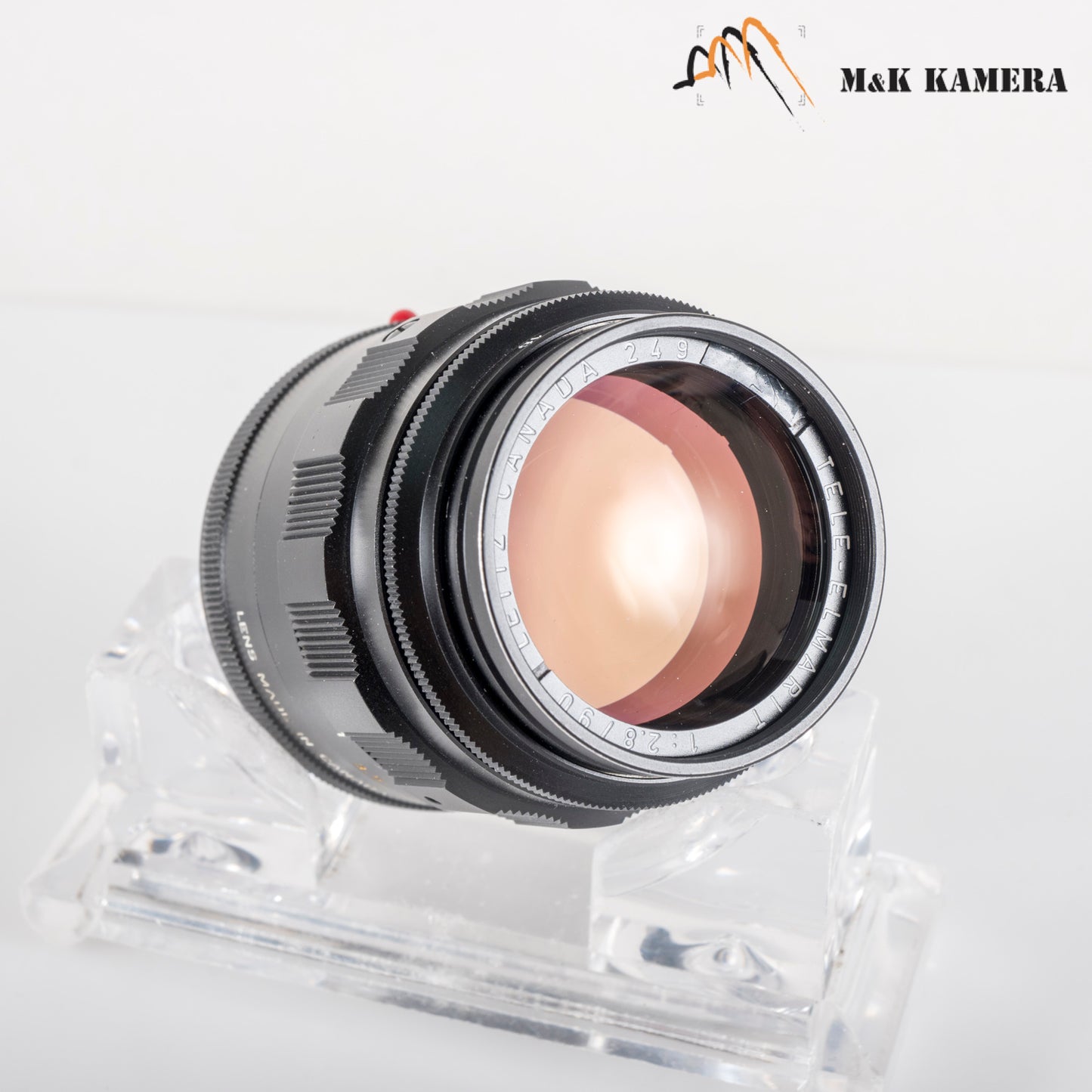 LEITZ Leica Tele-Elmarit M 90mm/F2.8 Ver.I V.1/ Fat Black Lens Yr.1971 Canada #11978