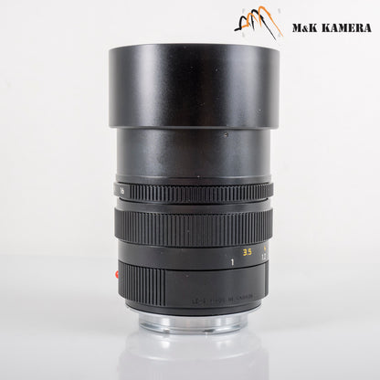 Leica Summicron-M 90mm/F2.0 E55 Pre-Asph/ Ver.II Black Lens Yr.1992 Canada 11136 #88716